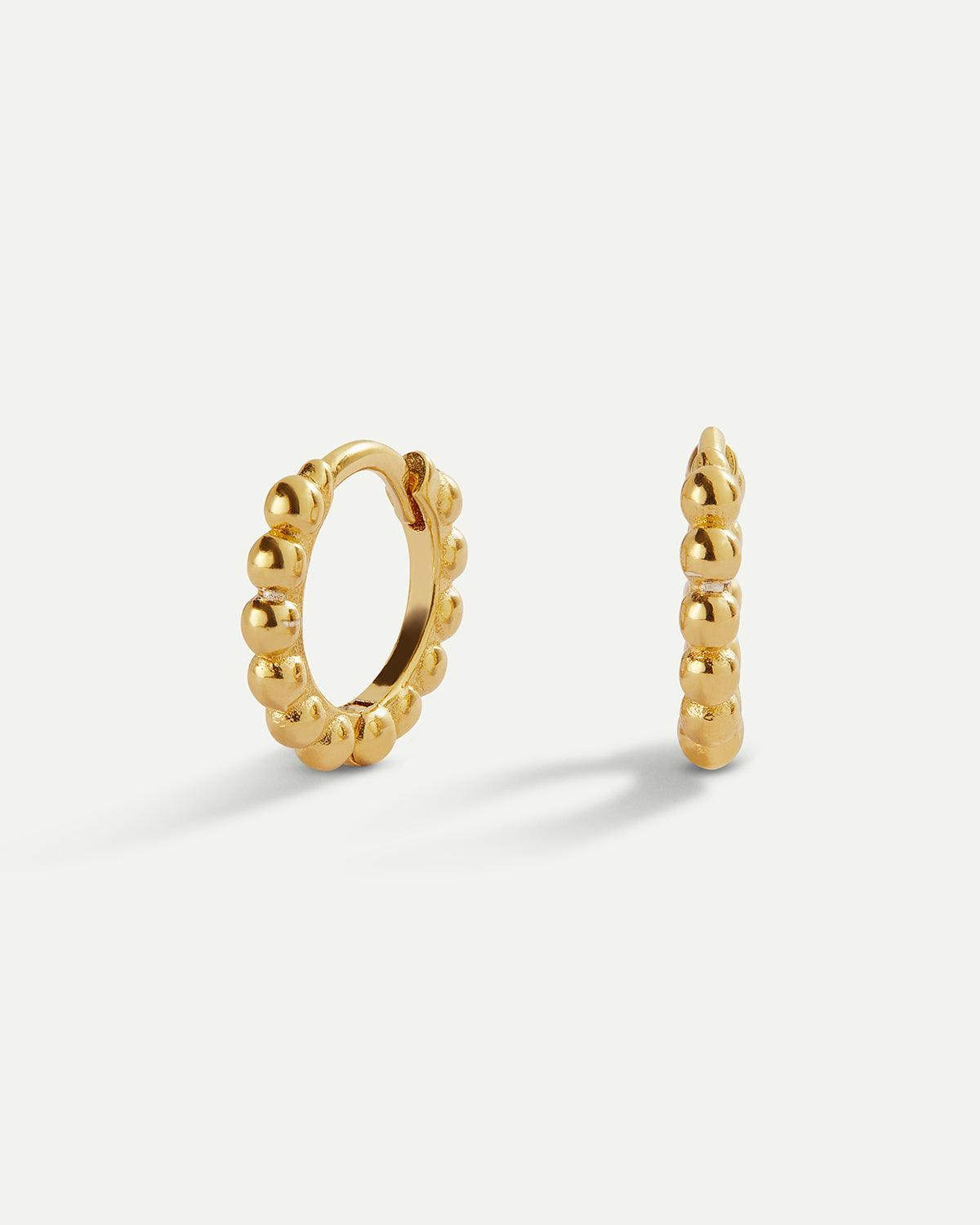 BAGUES BOULES BOUCLES D'OREILLES OR