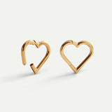 PIERCING BOUCLE COEUR OR