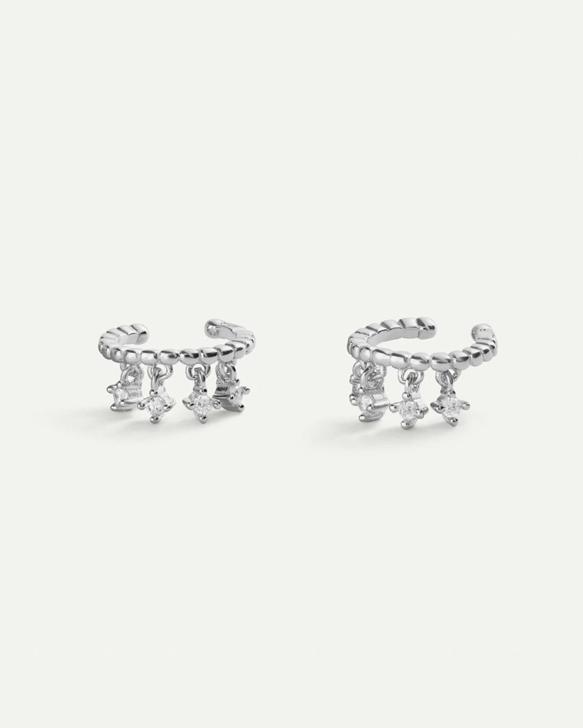 BOUCLES D'OREILLES EN ARGENT NARA