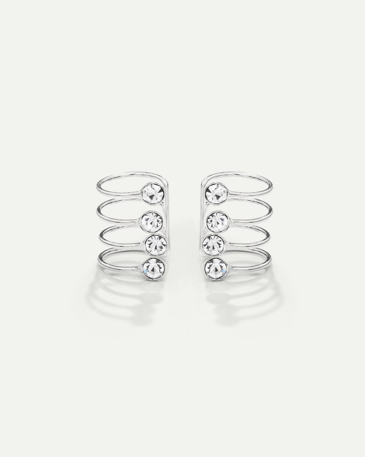 BOUCLES D'OREILLES EN ARGENT NIX