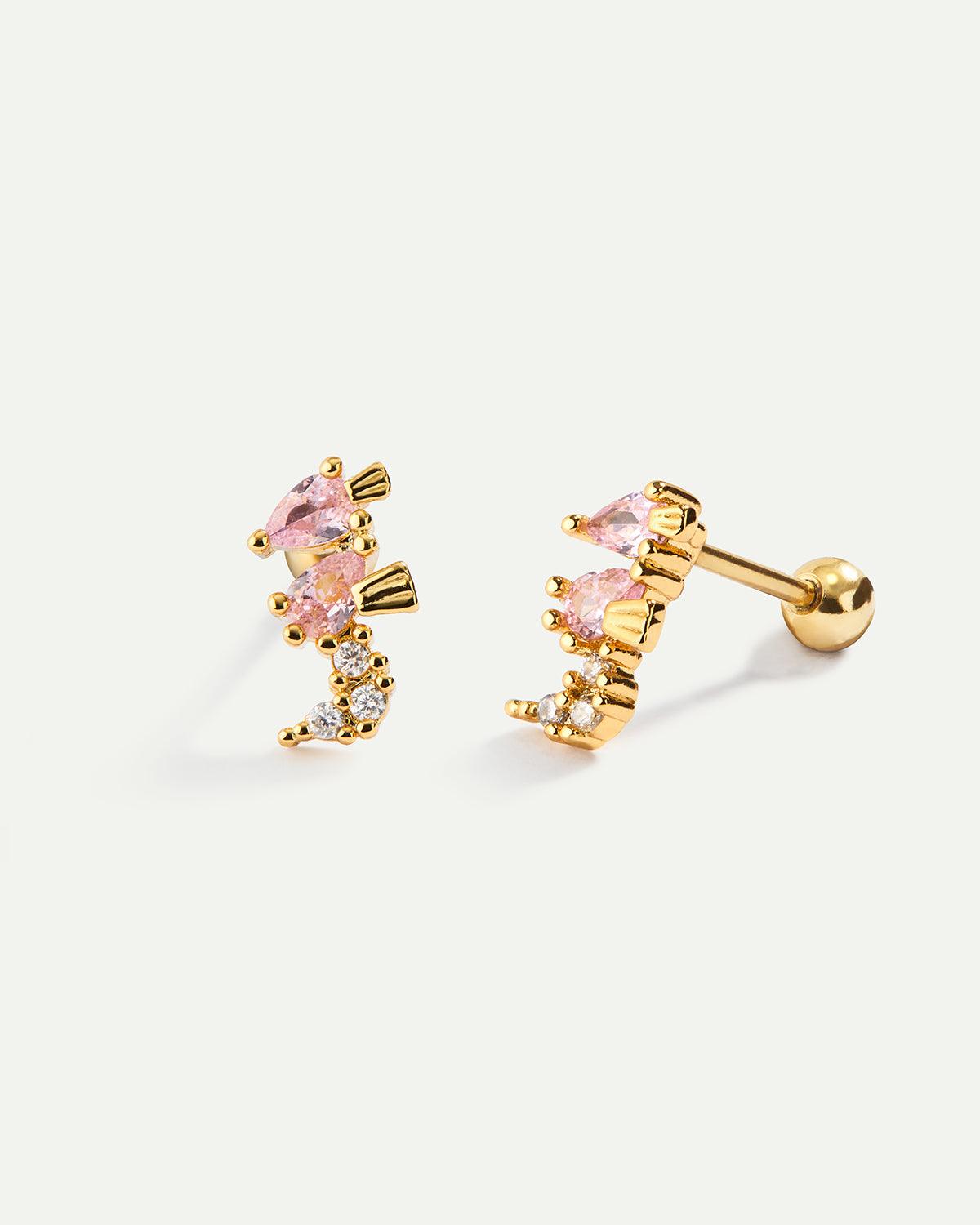 PIERCING HIPPOCAMPE EN OR