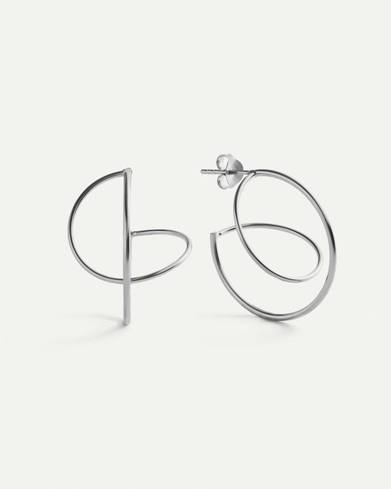 BOUCLES D'OREILLES SWING ARGENT