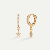 BOUCLES D'OREILLES THÉ OR