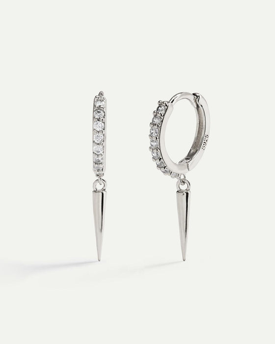 TEY MAXI BOUCLES D'OREILLES EN ARGENT