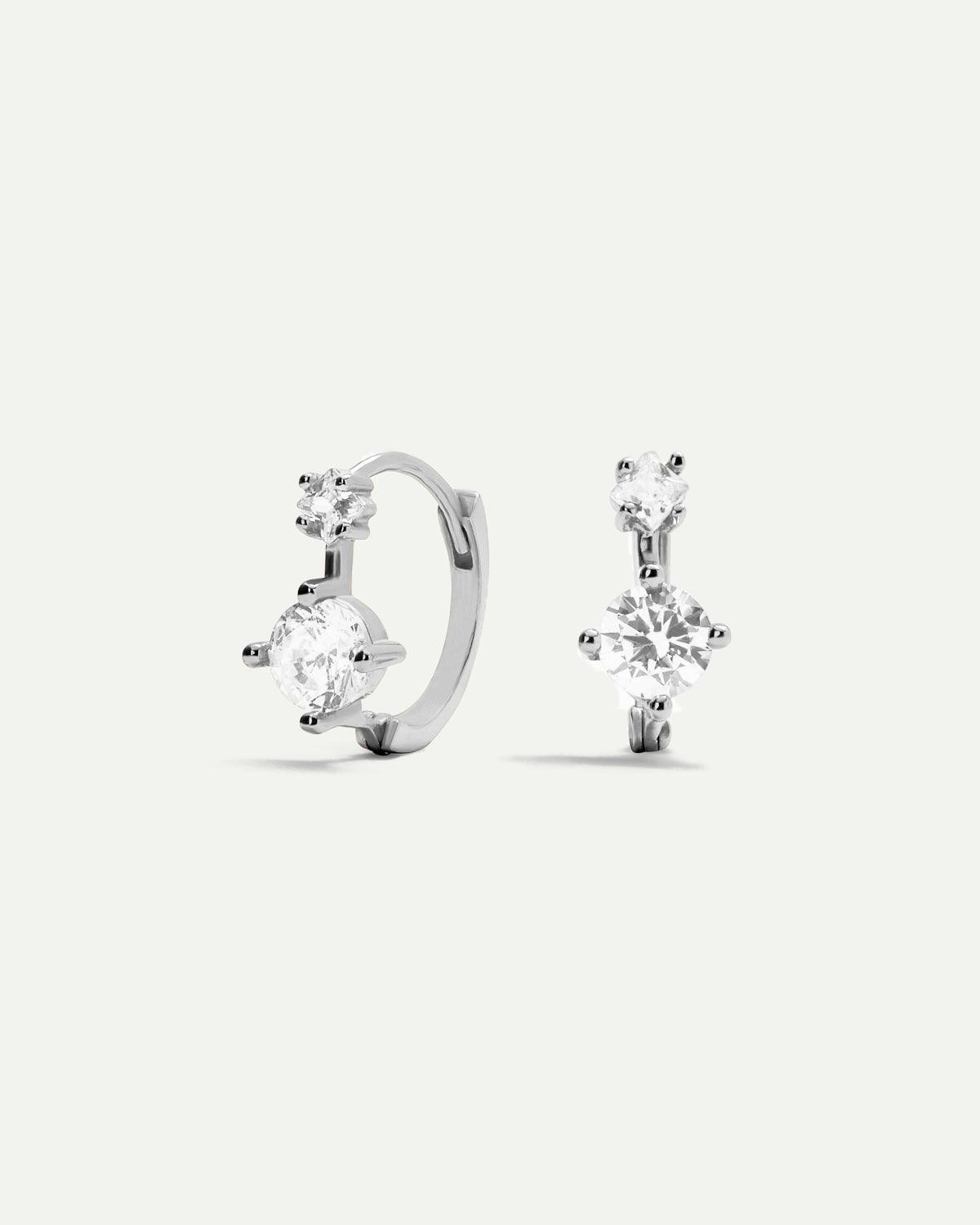 BOUCLES D'OREILLES EN ARGENT UMA