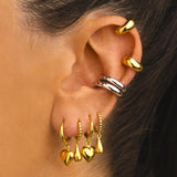 MINI-BOUCLES D'OREILLES BALLON DORÉ