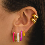 BOUCLES D'OREILLES ALTEA EN OR BLANC