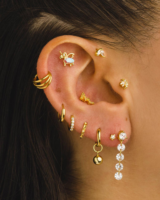 PIERCING BOUCLE TRIPLE ARGENT