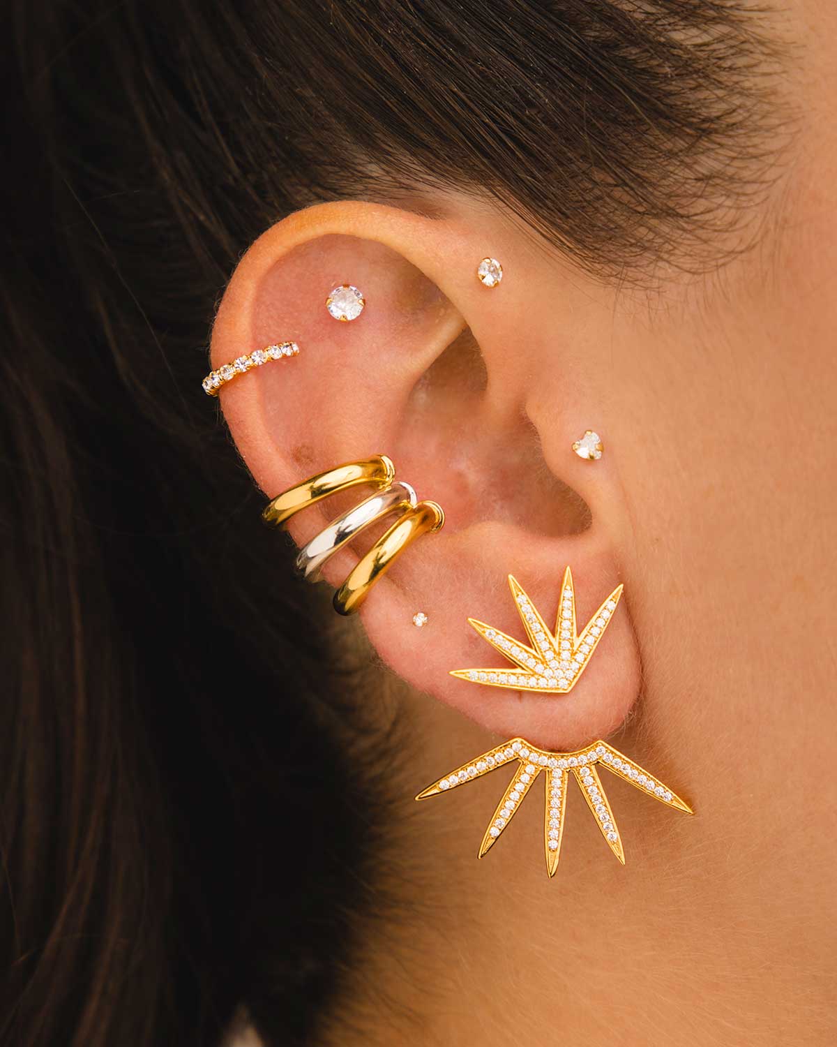 BOUCLES D'OREILLES BALLON EN ARGENT