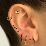 PIERCING ABEILLE EN ARGENT