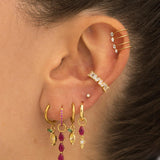 BOUCLES D'OREILLES EN ARGENT NIX
