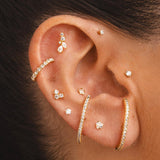 BOUCLES D'OREILLES EN OR IDA S