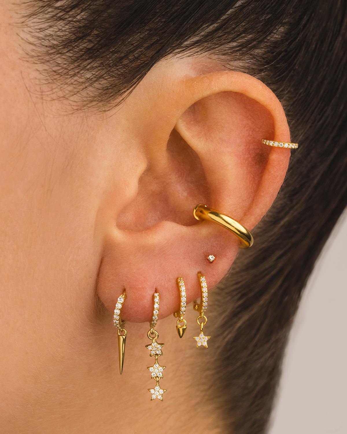 BOUCLES D'OREILLES THÉ OR