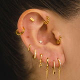 BOUCLES D'OREILLES OR TEY