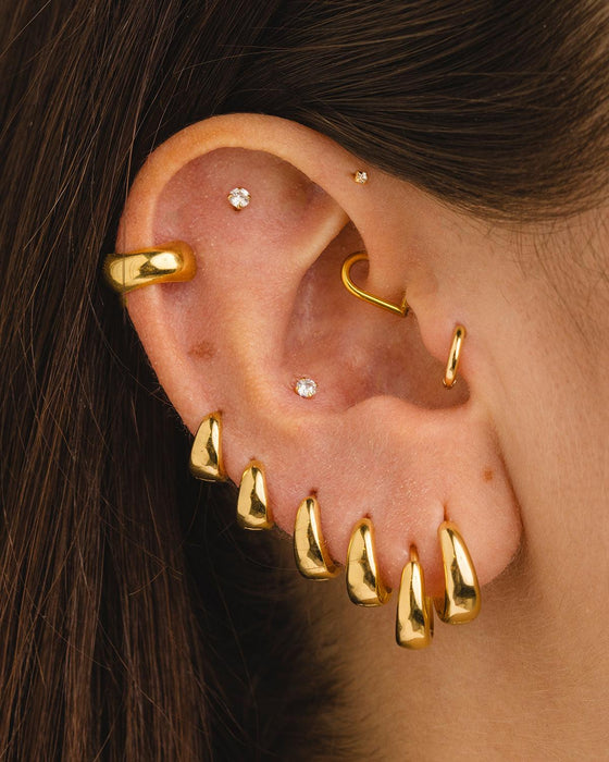 PIERCING BOUCLE COEUR ARGENT
