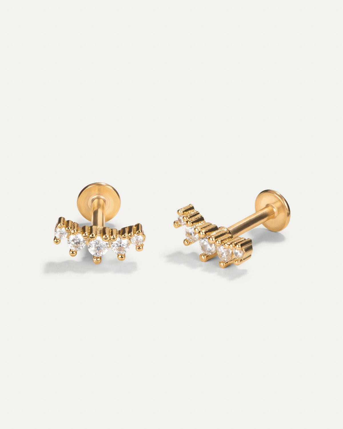 PIERCING COURBE EN OR