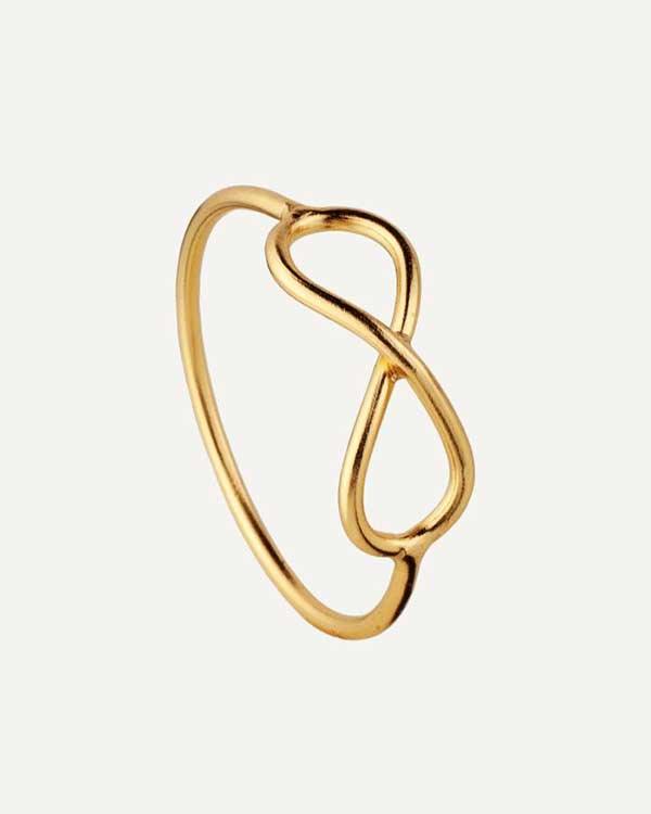 BAGUE EN OR INFINI