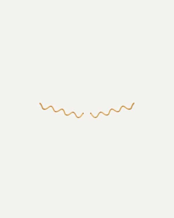 BOUCLES D'OREILLES OR EN ZIGZAG