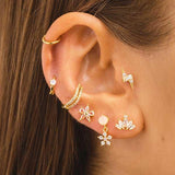 PIERCING FIORE ARGENTO