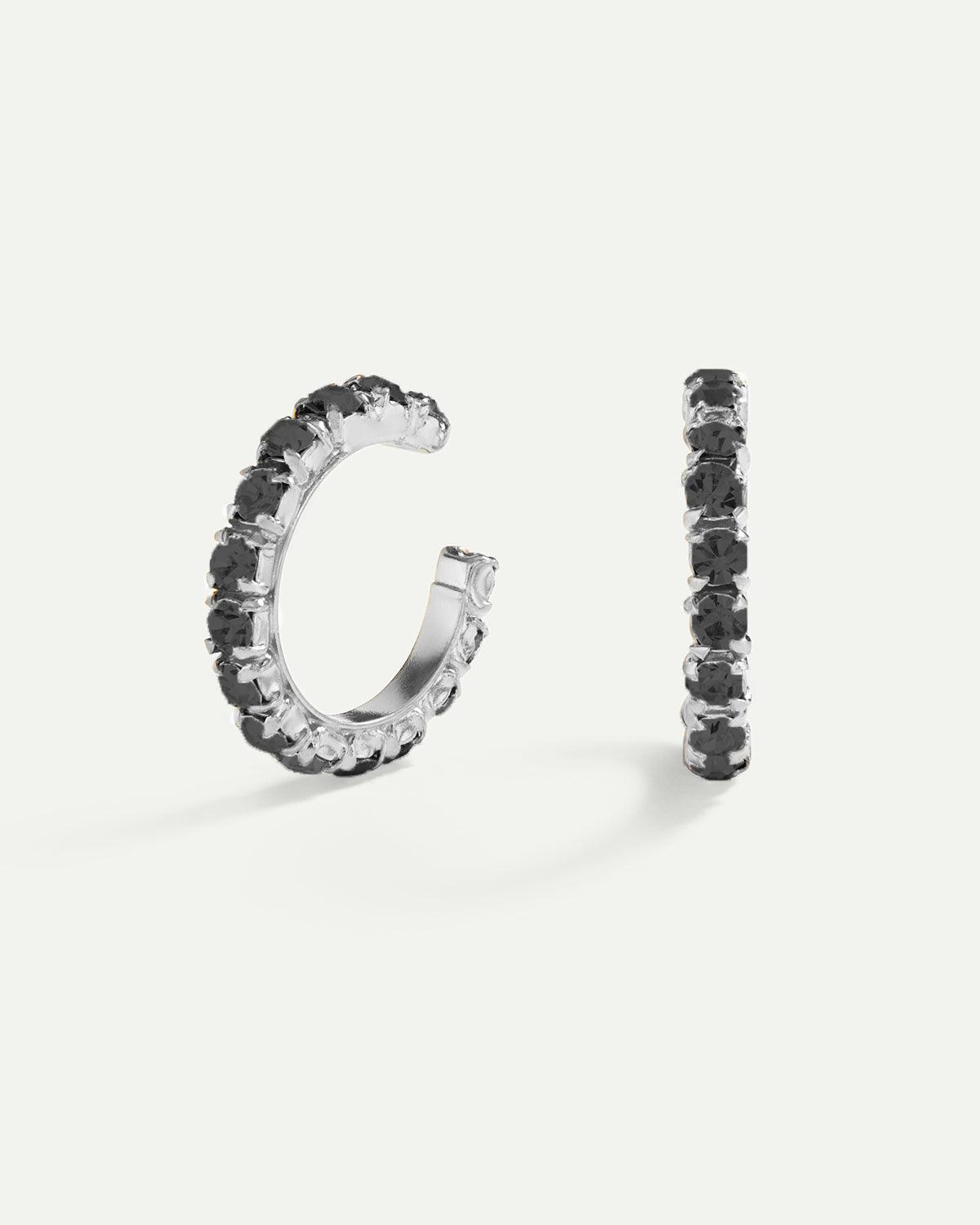 ORECCHINI IN ARGENTO NERO ARLA