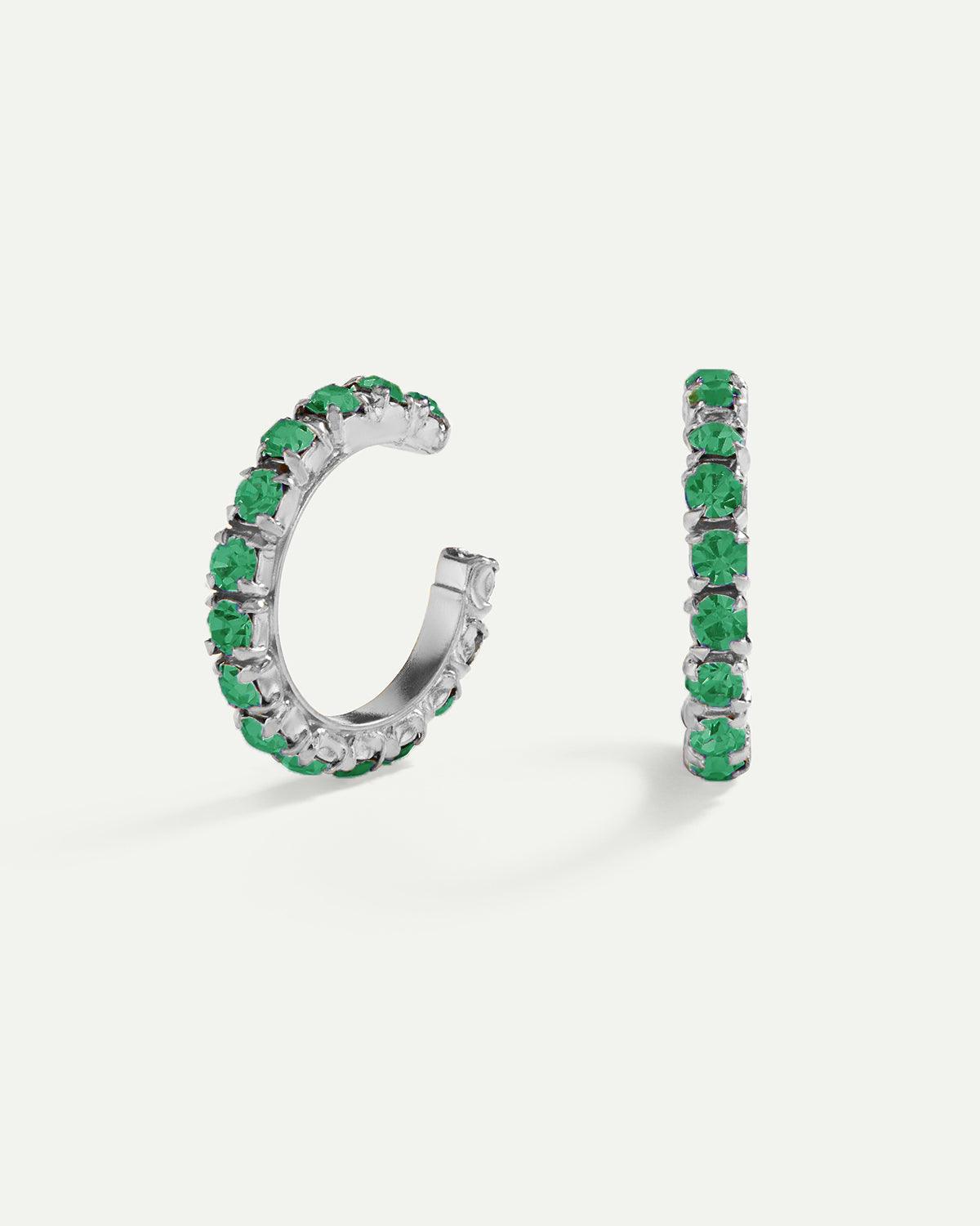 ORECCHINI IN ARGENTO VERDE ARLA