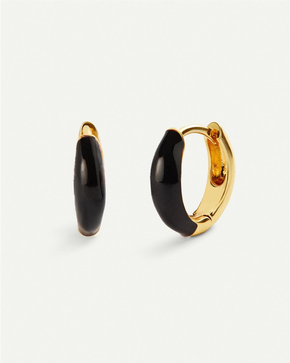 ORECCHINI BELMA IN ORO NERO