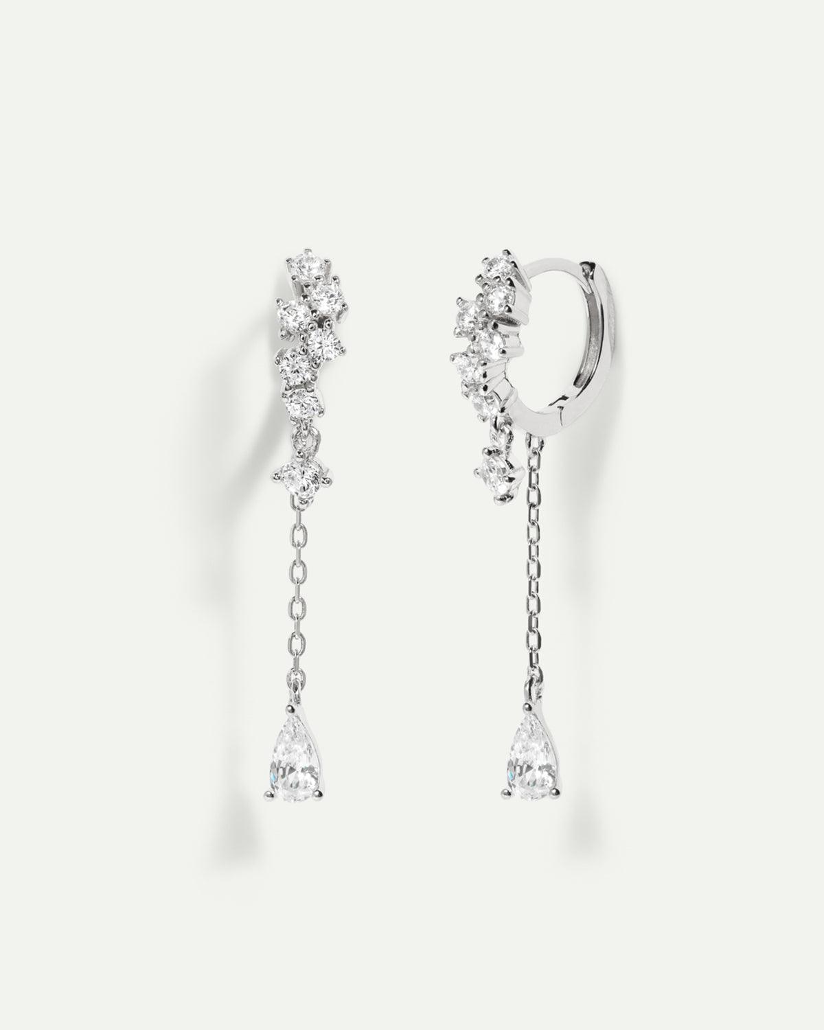 ORECCHINI IN ARGENTO CHAMPAGNE