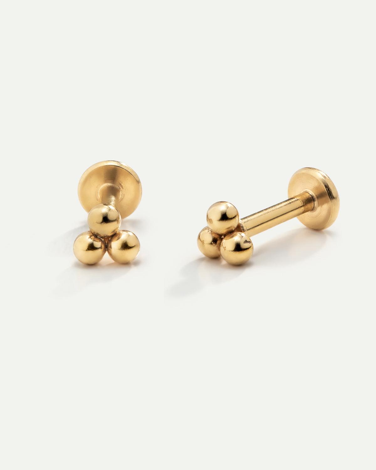PIERCING AL TRIFOGLIO IN ORO