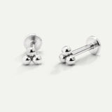 PIERCING AL TRIFOGLIO IN ARGENTO