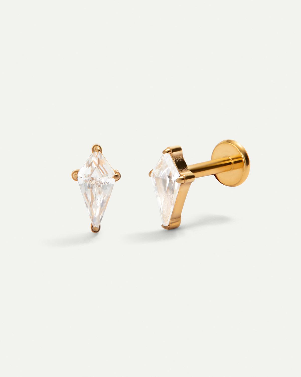 PIERCING DIAMANTE ORO