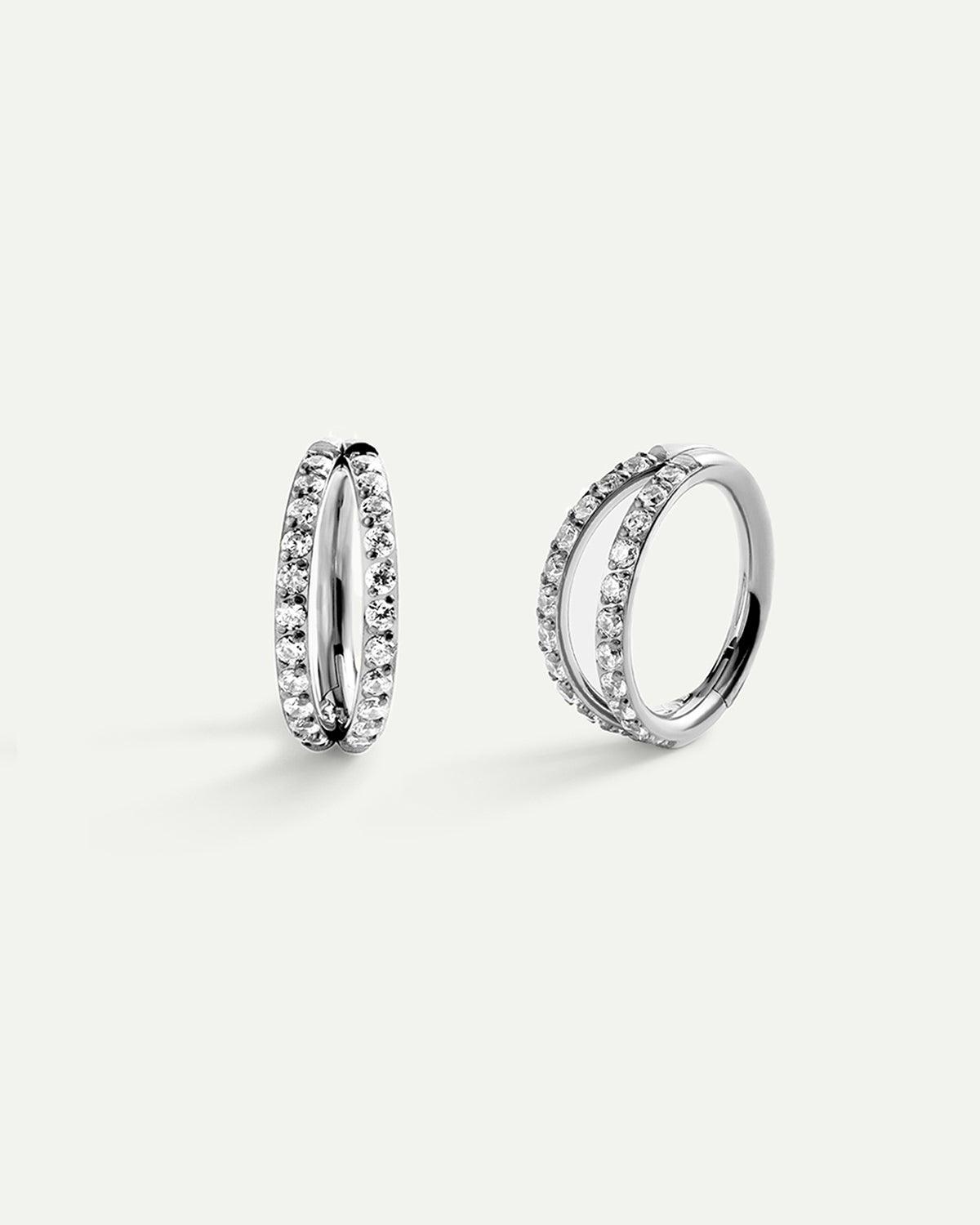 PIERCING ETERNITÀ M DOPPIO ARGENTO