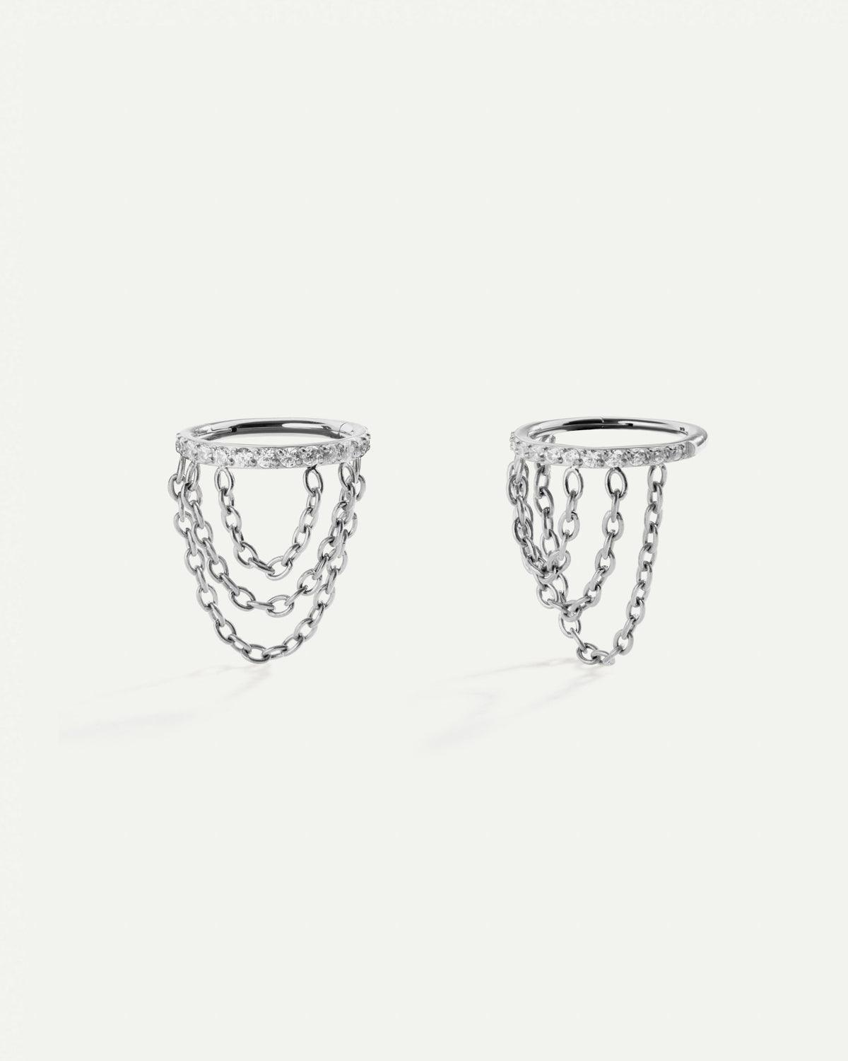 PIERCING ETERNITÀ M CATENA ARGENTO