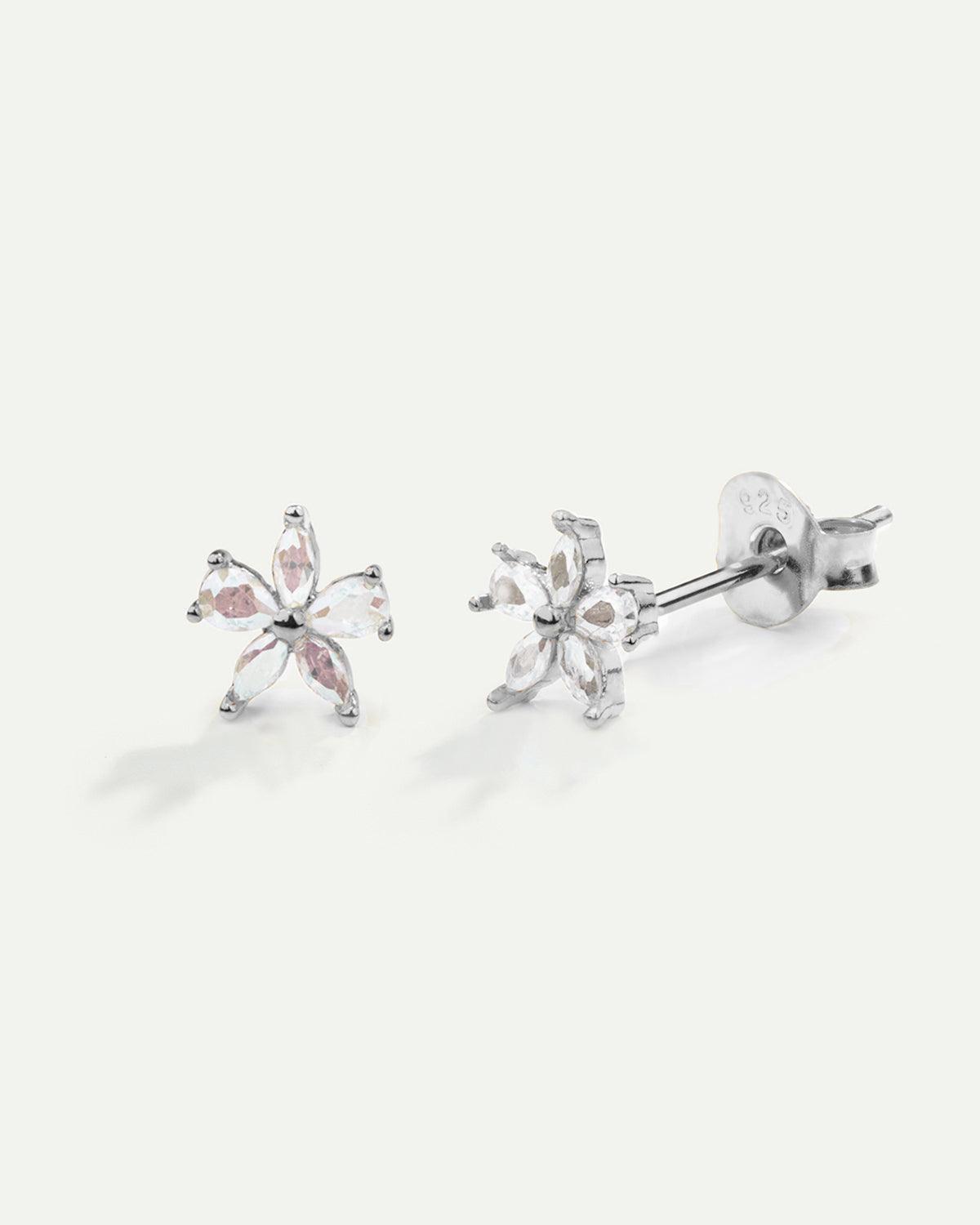 ORECCHINI IN ARGENTO A FORMA DI FIORE