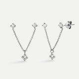 ORECCHINI A CILIEGIA IN ARGENTO