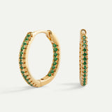 ORECCHINI IN ORO VERDE IRINA