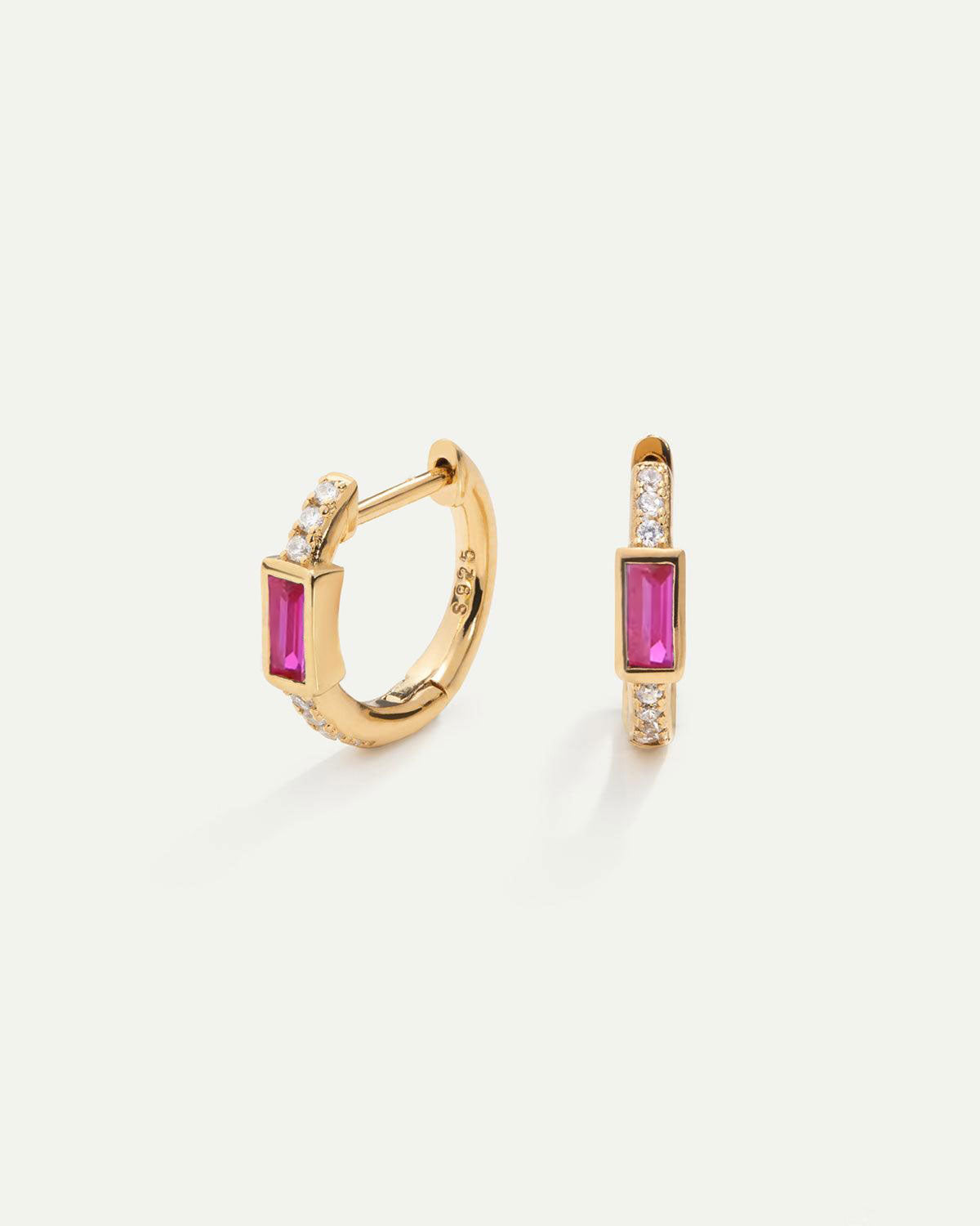 ORECCHINI JANE IN ORO ROSA