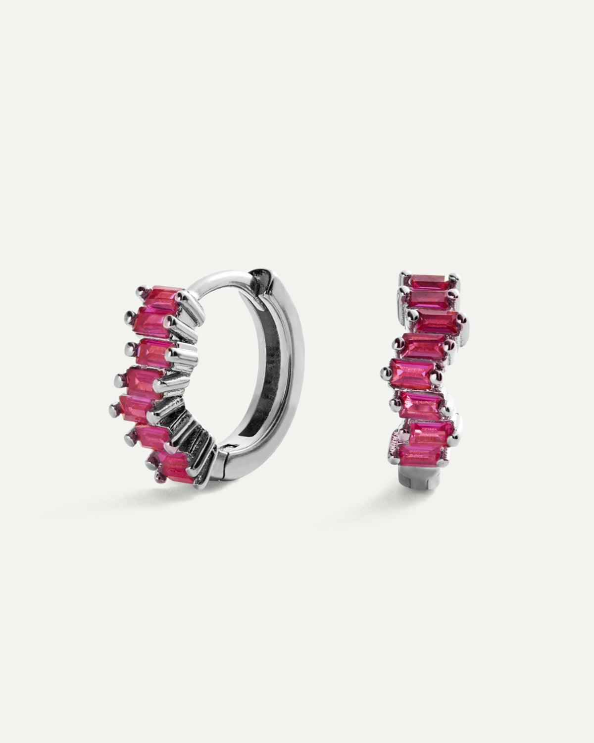 ORECCHINI IN ARGENTO ROSA LAIS