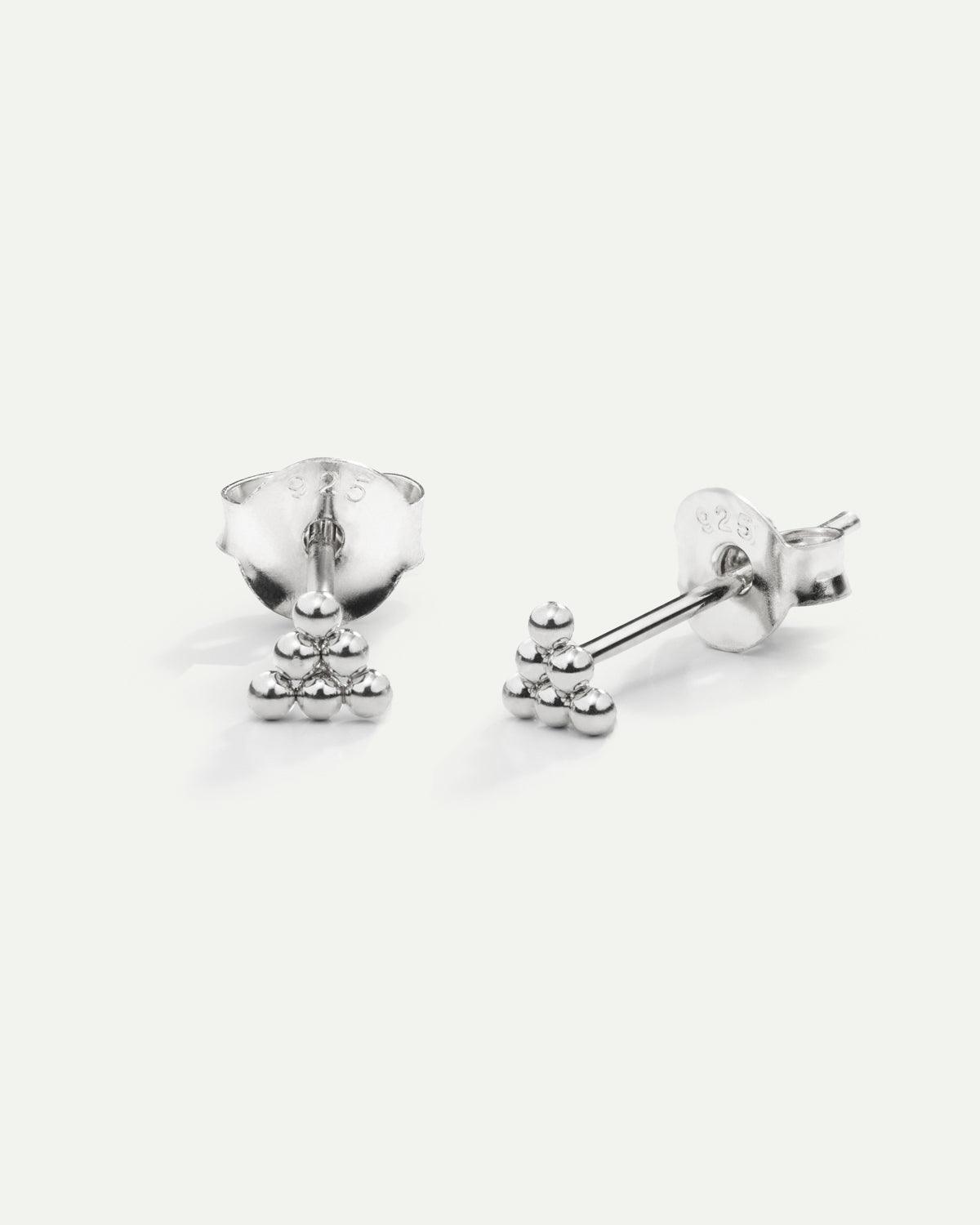ORECCHINI LIBRA MINI IN ARGENTO
