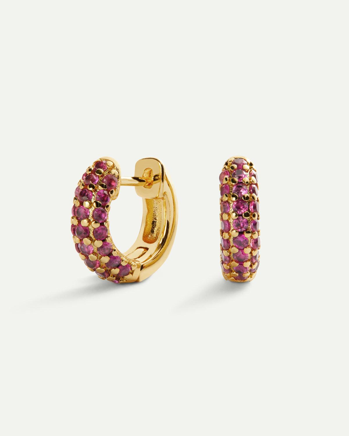ORECCHINI IN ORO ROSA NOVA