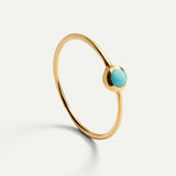 ANELLO IN ORO CON TURCHESE