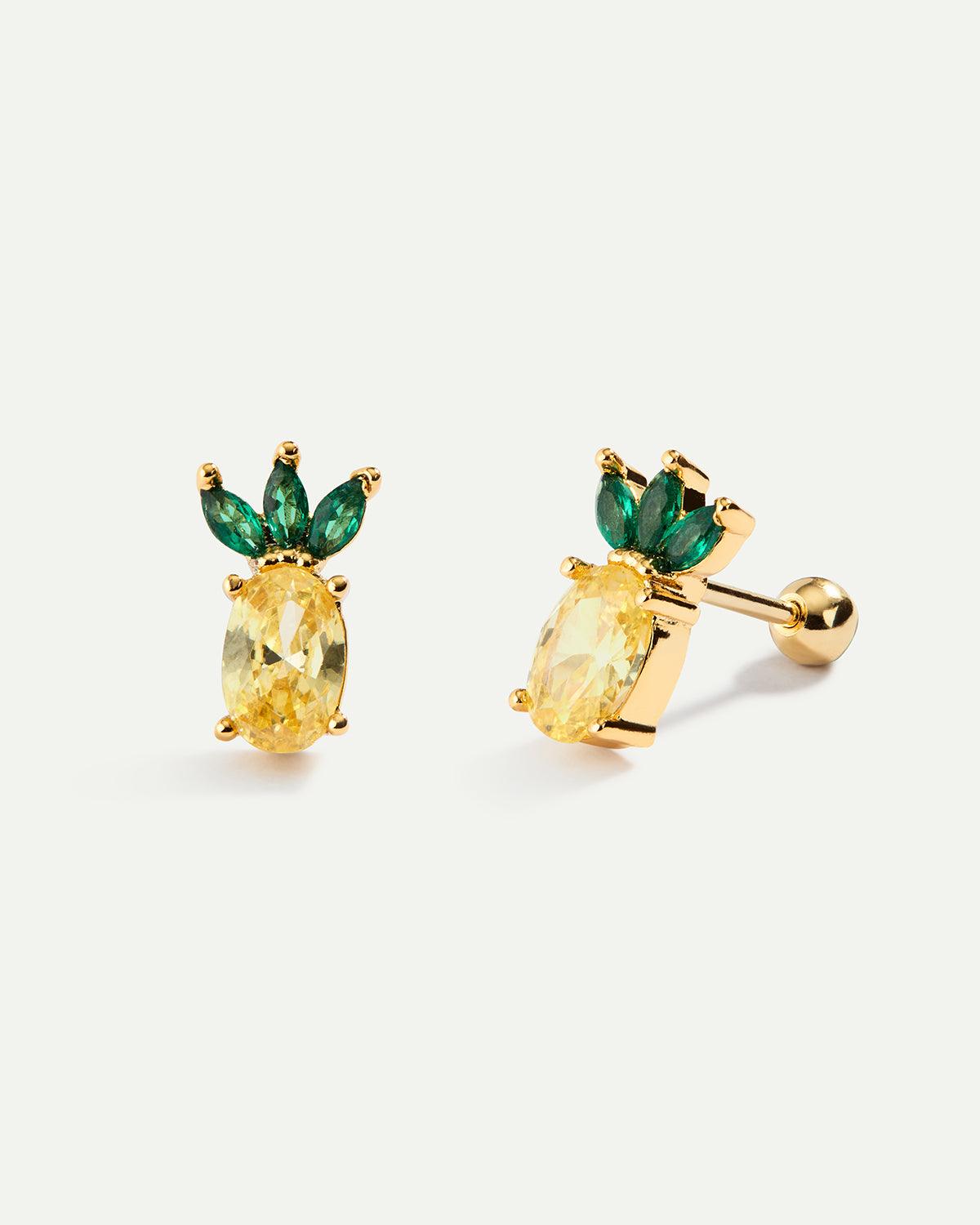 PIERCING ANANAS ORO