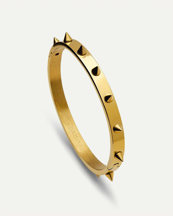 BRACCIALE PUNK IN ORO