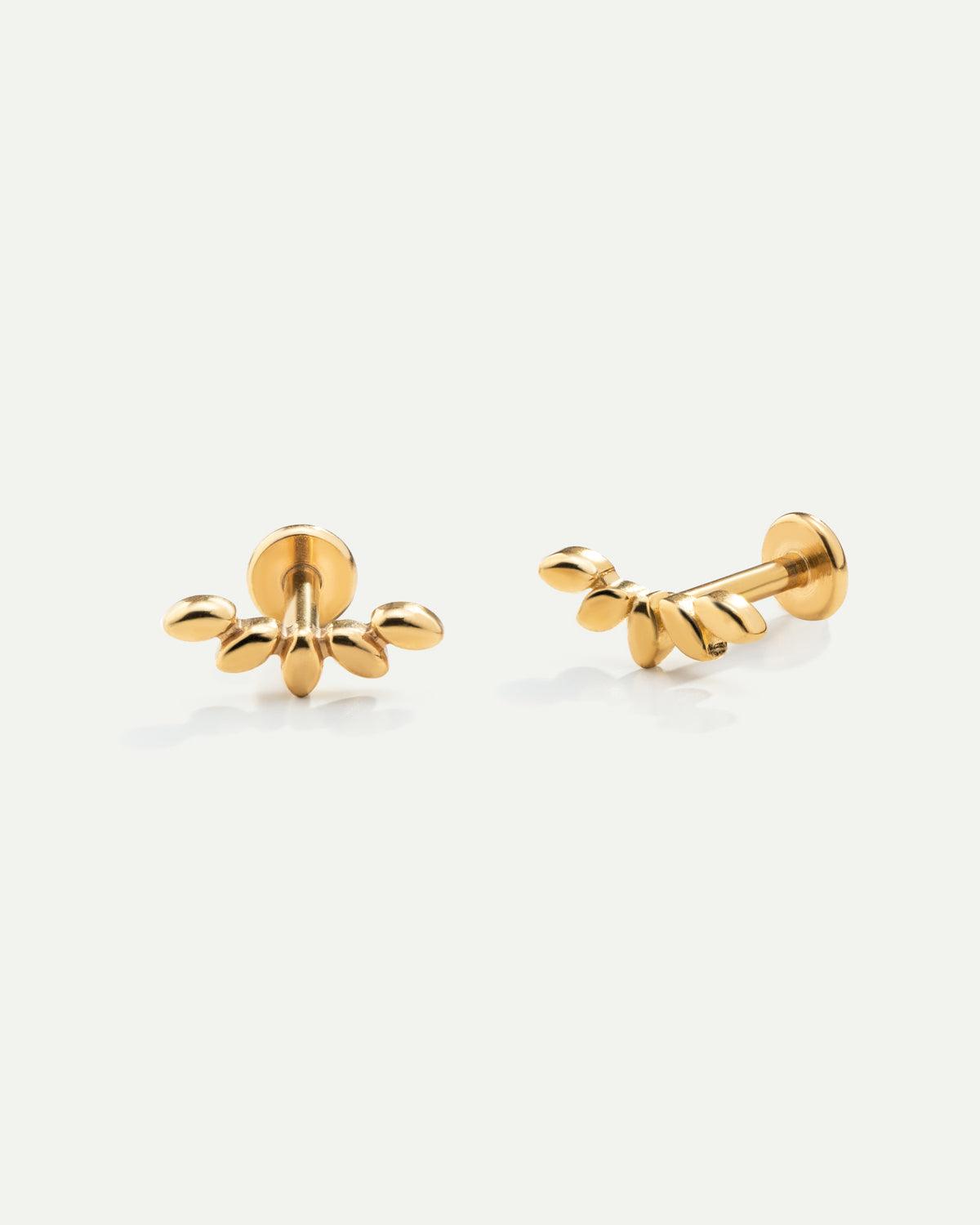 BORDO DEL PIERCING ORO PIATTO