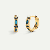 ORECCHINI IN ORO BLU SARIN