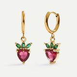 ORECCHINI CON FRAGOLE