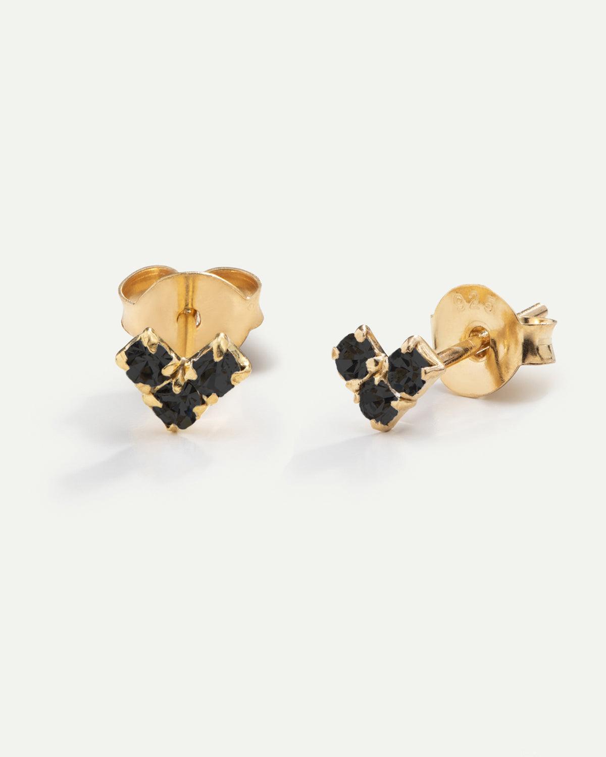 ORECCHINI VIRGO IN ORO NERO
