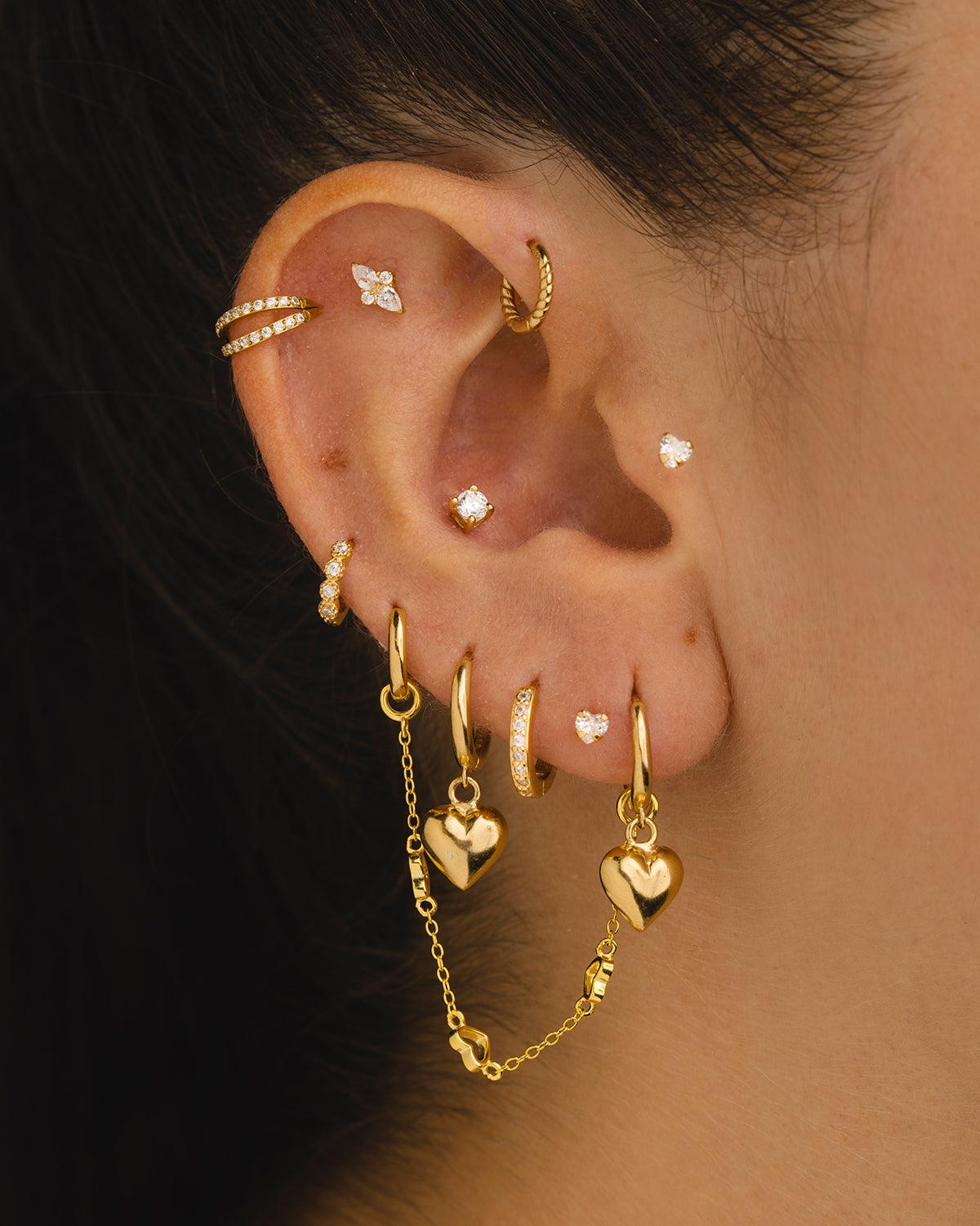 PIERCING ETERNITÀ M DOPPIO ORO