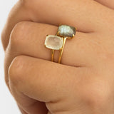 ANELLO IN ARGENTO CON LABRADORITE BEATRIZ