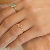 ANELLO D'ARGENTO VERDE BEATRIZ