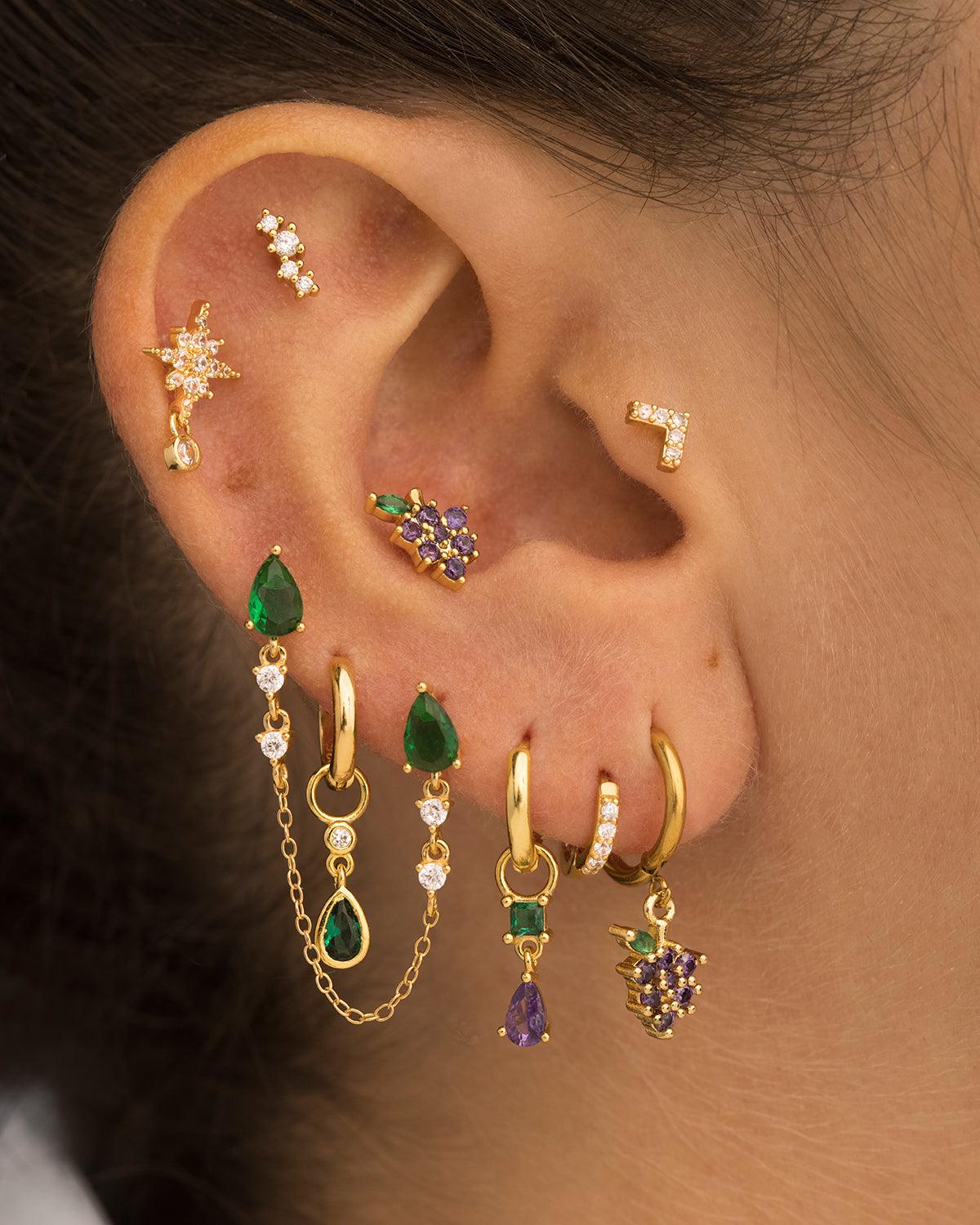 PIERCING A MARGHERITA IN ORO